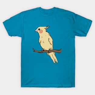 Perched Cockatiel T-Shirt